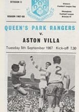 Queens Park Rangers v Aston Villa 05-Sep-1967