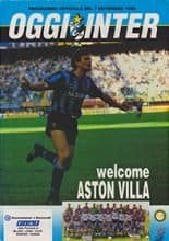 Inter Milan v Aston Villa 07-Nov-1990