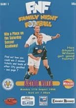 Leicester City Reserves v Aston Villa Reserves 17-Aug-1998
