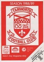 Tamworth v Aston Villa 16-Aug-1988