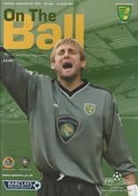 Norwich City v Aston Villa 18-Sep-2004