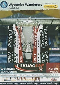 Wycombe Wanderers v Aston Villa 20-Sep-2005