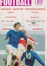 Cheltenham Town v Atherstone 21-Apr-1973
