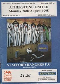 Stafford Rangers v Atherstone United 28-Aug-1995