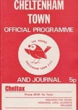 Cheltenham Town v Banbury United 01-May-1974