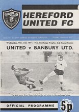 Hereford United v Banbury United 03-Mar-1971