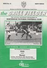 Northwich Victoria v Barnet 10-Feb-1990