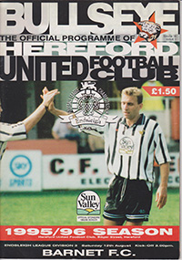 Hereford United v Barnet 12-Aug-1995