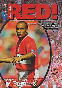 Middlesbrough v Barnet 16-Sep-1997