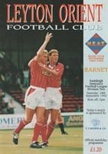 Leyton Orient v Barnet 18-Sep-1993