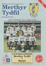 Merthyr Tydfil v Barnet 20-Oct-1990
