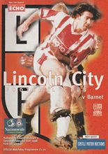 Lincoln City v Barnet 21-Feb-1998