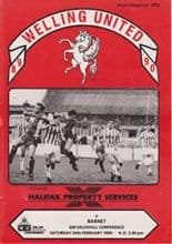 Welling United v Barnet 24-Feb-1990