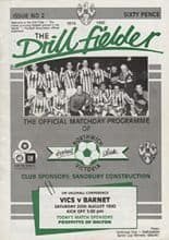 Northwich Victoria v Barnet 25-Aug-1990