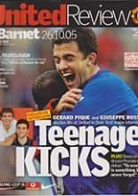 Manchester United v Barnet 26-Oct-2005