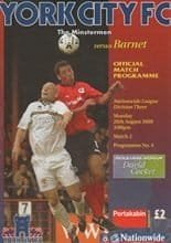 York City v Barnet 28-Aug-2000