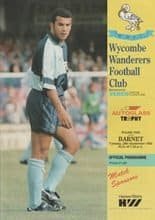 Wycombe Wanderers v Barnet 28-Sep-1993