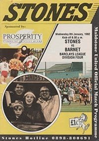 Maidstone United v Barnet 08-Jan-1992