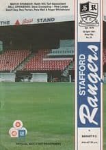 Stafford Rangers v Barnet 23-Apr-1991