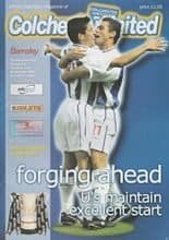 Colchester United v Barnsley 11-Sep-2001