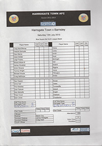 Harrogate Town v Barnsley 13-Jul-2013