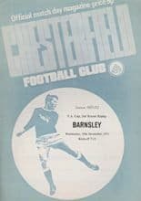 Chesterfield v Barnsley 15-Dec-1971