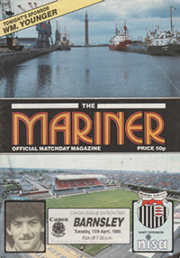 Grimsby Town v Barnsley 15-Apr-1986