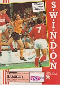 Swindon Town v Barnsley 16-Sep-1989