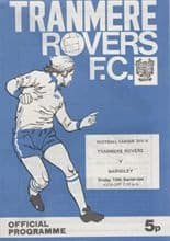 Tranmere Rovers v Barnsley 19-Sep-1975