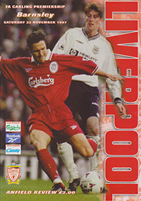 Liverpool v Barnsley 22-Nov-1997