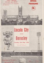 Lincoln City v Barnsley 22-Mar-1966