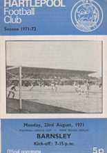 Hartlepool United v Barnsley 23-Aug-1971