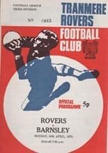 Tranmere Rovers v Barnsley 24-Apr-1972