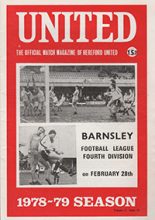Hereford United v Barnsley 28-Feb-1979