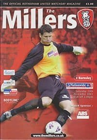 Rotherham United v Barnsley 29-Dec-2001
