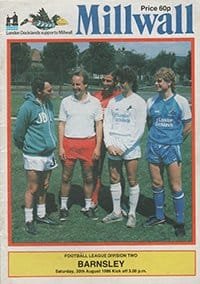 Millwall v Barnsley 30-Aug-1986
