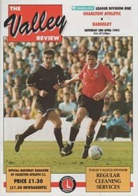 Charlton Athletic v Barnsley 03-Apr-1993