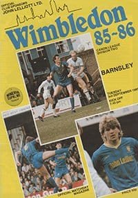 Wimbledon v Barnsley 03-Sep-1985