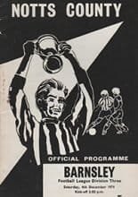 Notts County v Barnsley 04-Dec-1971
