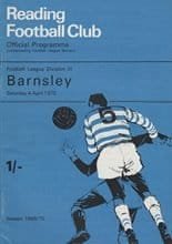 Reading v Barnsley 04-Apr-1970