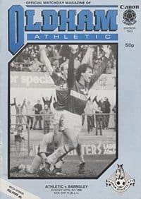 Oldham Athletic v Barnsley 06-Apr-1986