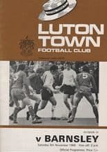 Luton Town v Barnsley 08-Nov-1969