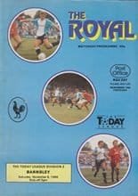Reading v Barnsley 08-Nov-1986
