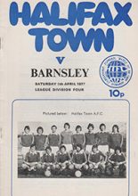 Halifax Town v Barnsley 09-Apr-1977