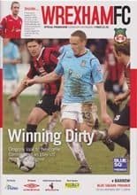 Wrexham v Barrow 02-Apr-2009