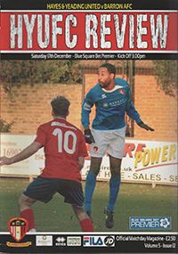 Hayes & Yeading United v Barrow 17-Dec-2011