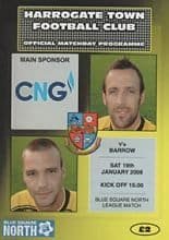 Harrogate Town v Barrow 19-Jan-2008