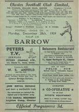 Chester v Barrow 28-Dec-1959
