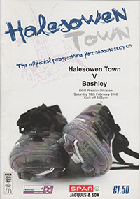 Halesowen Town v Bashley 16-Feb-2008