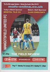 Mangotsfield United v Bashley 31-Jan-2015